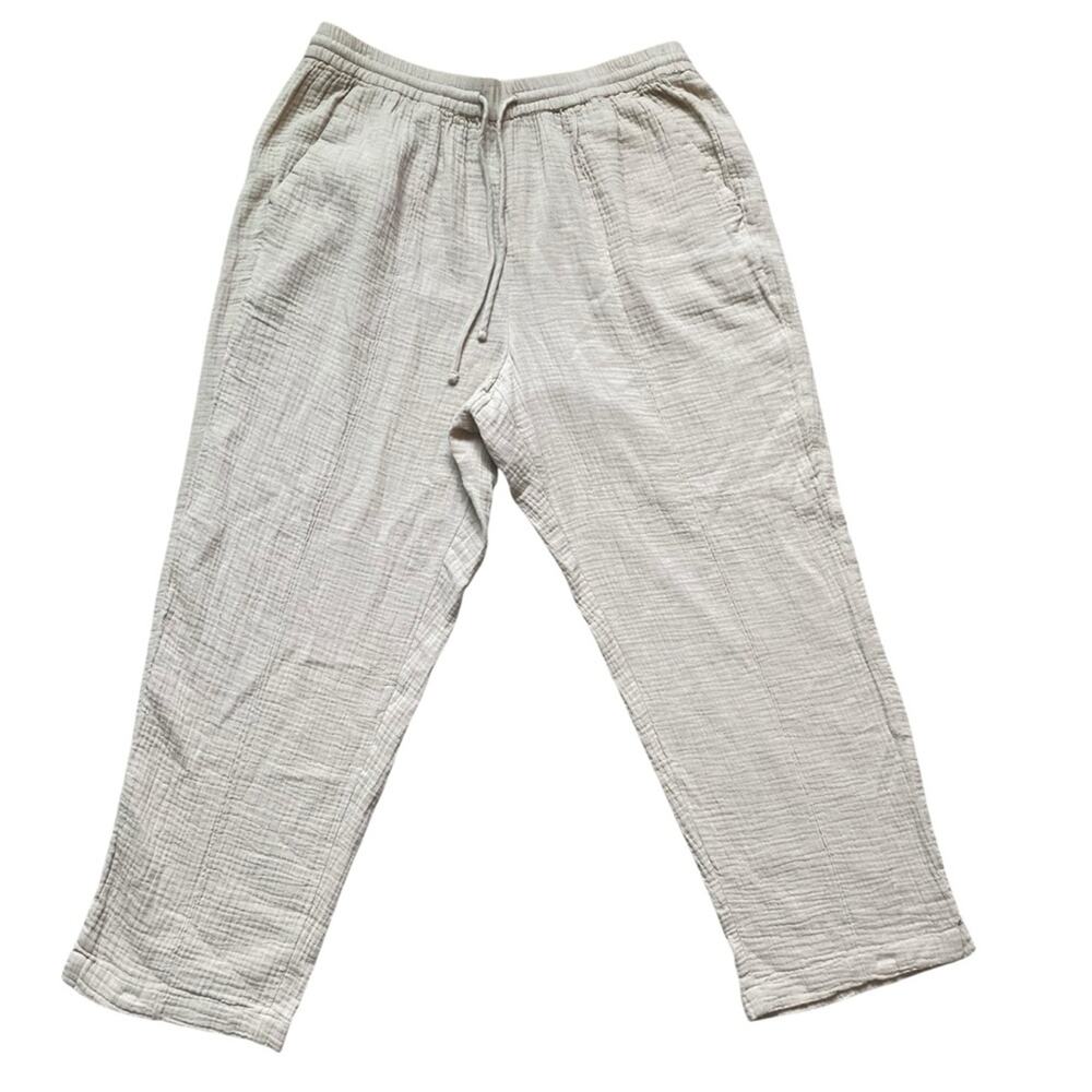 NWT J. Crew Pants Women's Large Tan Seaside Pant Crepe